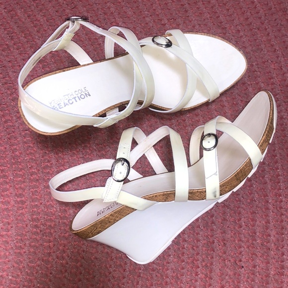 KENNETH COLE ~ WEDGE SANDALS - Picture 1 of 6